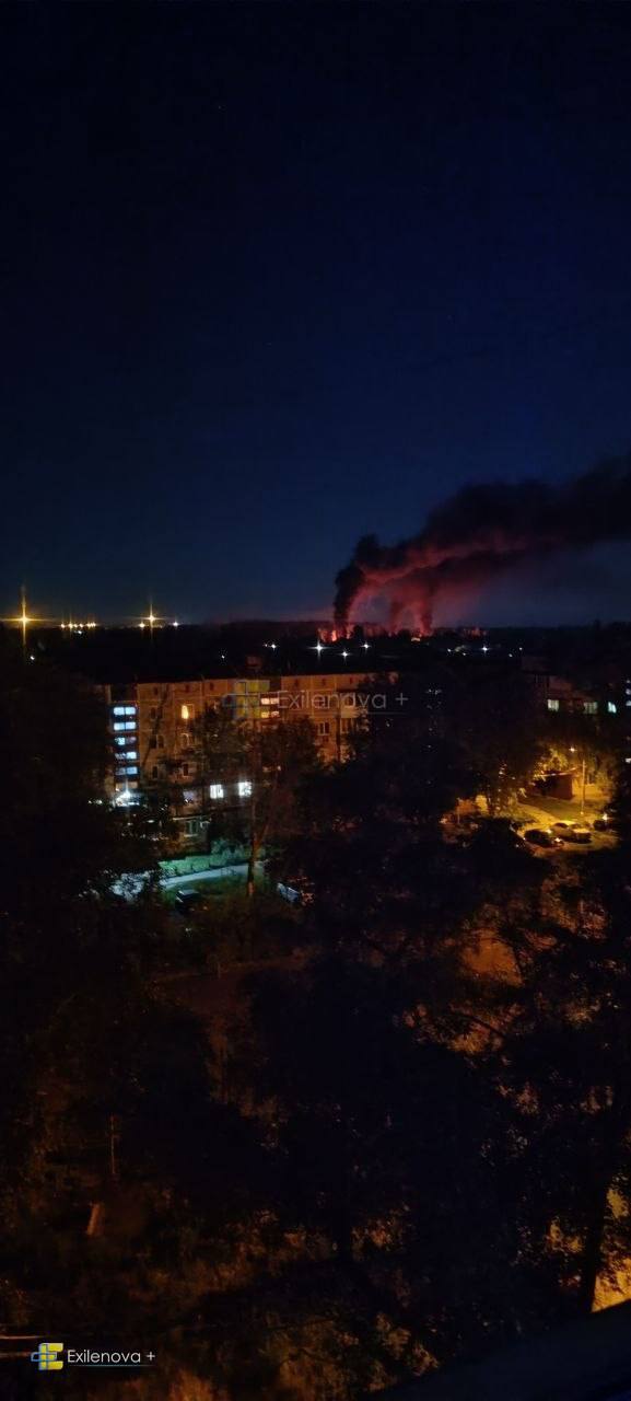 Drone strikes spark fires in Russian-occupied Crimea and Donetsk